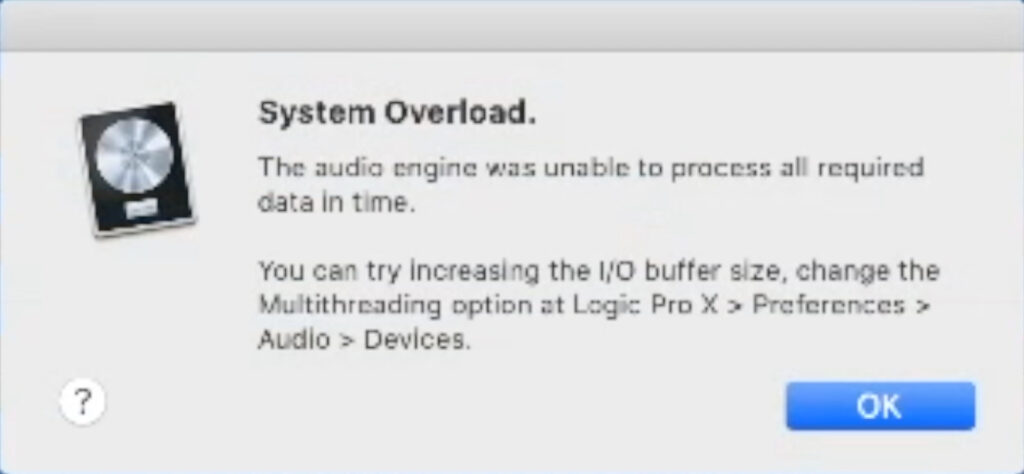 Stop system overload in audio application